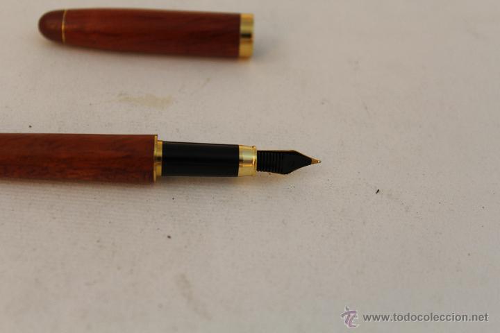 Plumas estilogr&aacute;ficas antiguas: pluma con plumilla RIDIUM POINT GERMANY - Foto 5