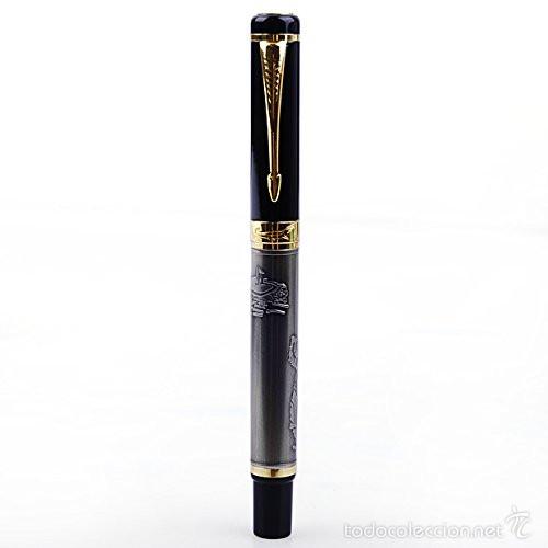 Plumas estilogr&aacute;ficas antiguas: Special Black & Copper Barrel 22KGP - Foto 5
