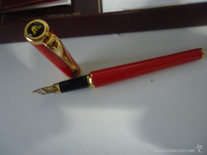 Plumas estilogr&aacute;ficas antiguas: Pluma de lujo Maurice Lacroix. - Foto 4