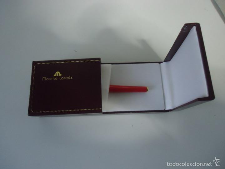 Plumas estilogr&aacute;ficas antiguas: Pluma de lujo Maurice Lacroix. - Foto 8