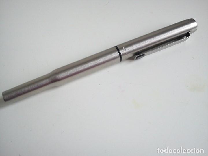 Plumas estilogr&aacute;ficas antiguas: EXPLENDIDA PLUMA MARCA PARKER HECHA EN INOIX - Foto 2