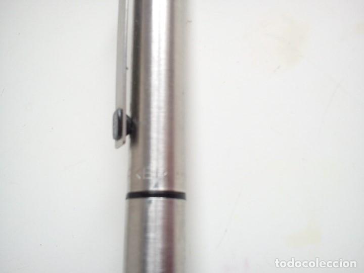 Plumas estilogr&aacute;ficas antiguas: EXPLENDIDA PLUMA MARCA PARKER HECHA EN INOIX - Foto 3