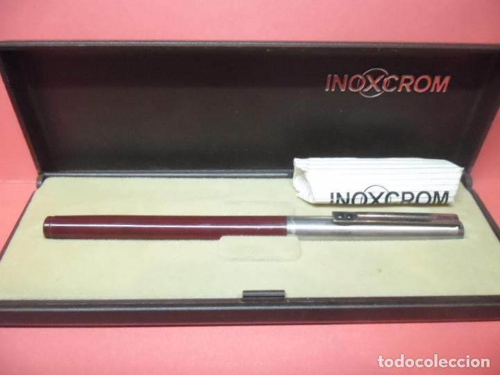 Plumas estilogr&aacute;ficas antiguas: pluma inoxcrom 77 - Foto 1