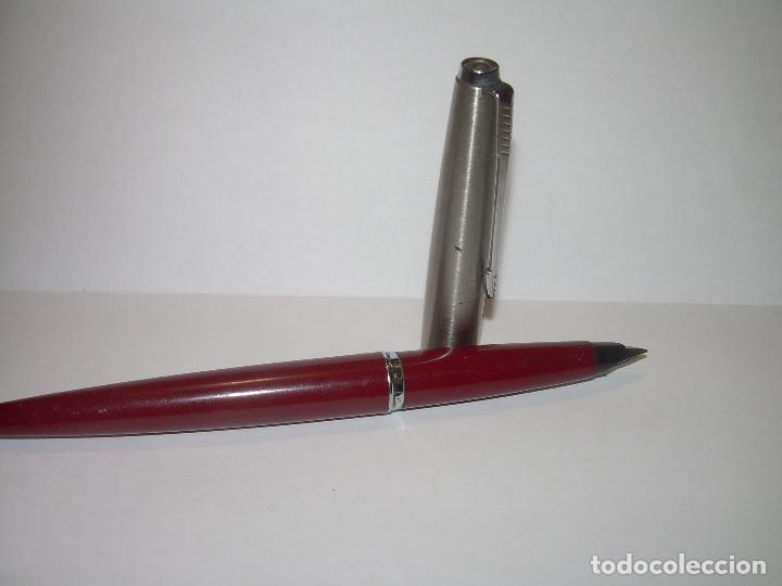 Plumas estilogr&aacute;ficas antiguas: PLUMA...PARKER 45 GRANATE. - Foto 4