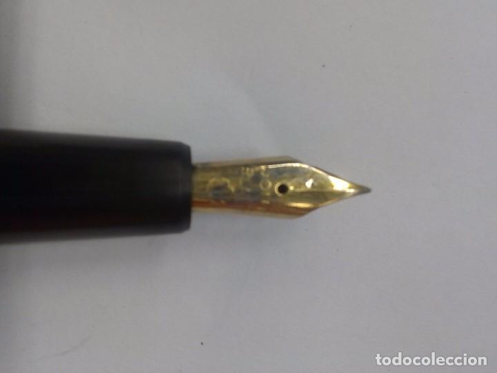 Plumas estilogr&aacute;ficas antiguas: Pluma estilogr&aacute;fica Mont Blanc - Foto 4