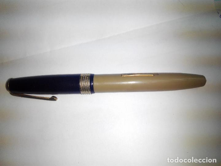 Plumas estilogr&aacute;ficas antiguas: pluma marca imperial USA - Foto 1