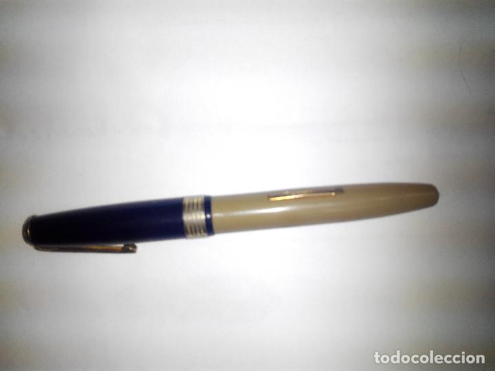 Plumas estilogr&aacute;ficas antiguas: pluma marca imperial USA - Foto 2