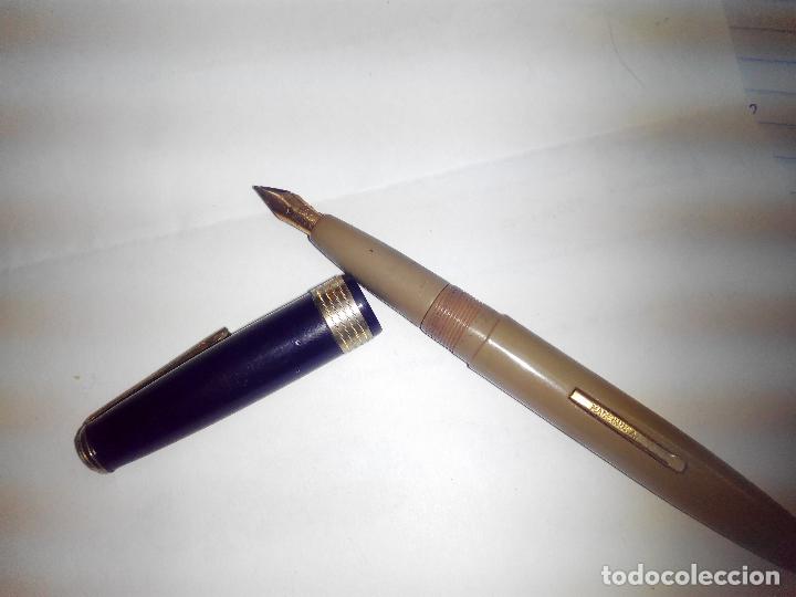 Plumas estilogr&aacute;ficas antiguas: pluma marca imperial USA - Foto 3