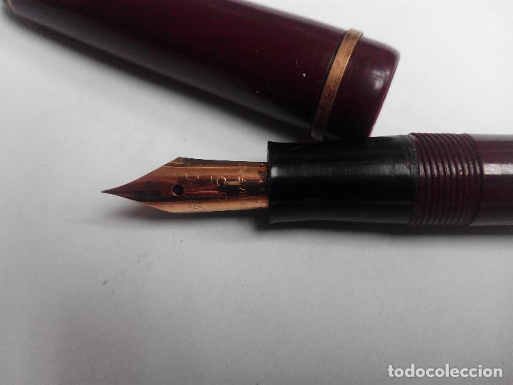 Plumas estilogr&aacute;ficas antiguas: pluma marca osmiroid 65 made in england - Foto 4