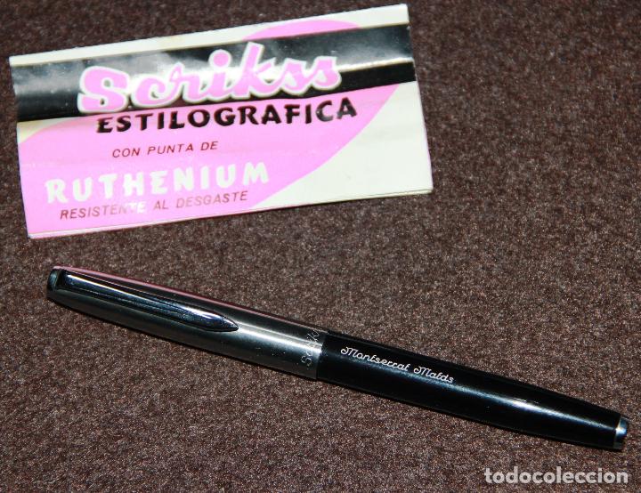 Plumas estilogr&aacute;ficas antiguas: PLUMA ESTILOGRAFICA SCRIKSS NUEVA - Foto 2