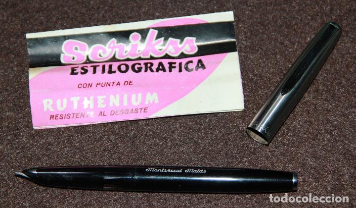 Plumas estilogr&aacute;ficas antiguas: PLUMA ESTILOGRAFICA SCRIKSS NUEVA - Foto 3