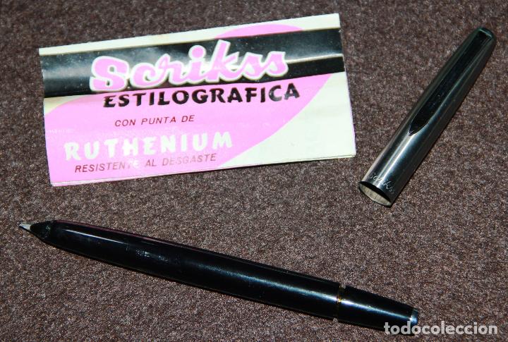 Plumas estilogr&aacute;ficas antiguas: PLUMA ESTILOGRAFICA SCRIKSS NUEVA - Foto 4