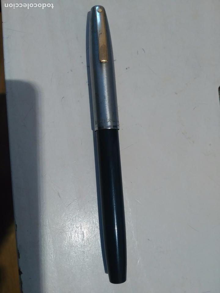 Plumas estilogr&aacute;ficas antiguas: PLUMA SHEAFFER  PLUM&Iacute;N ORO 14K. AUSTRALIA. - Foto 3