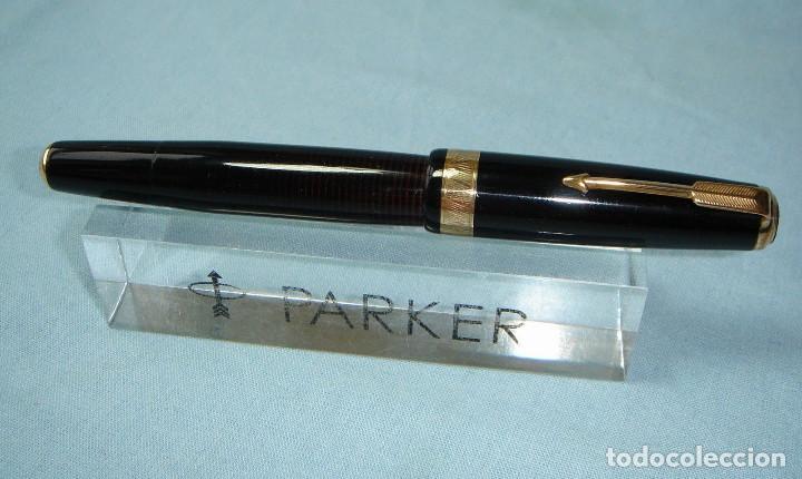 Plumas estilogr&aacute;ficas antiguas: Antigua Parker Vacumatic M&aacute;xima. Funcionando - Foto 1