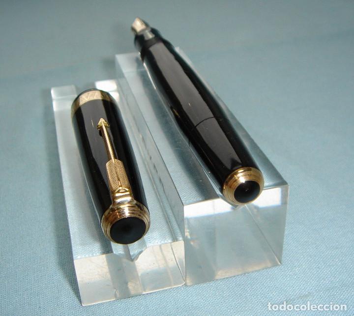 Plumas estilogr&aacute;ficas antiguas: Antigua Parker Vacumatic M&aacute;xima. Funcionando - Foto 2