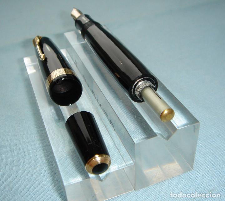 Plumas estilogr&aacute;ficas antiguas: Antigua Parker Vacumatic M&aacute;xima. Funcionando - Foto 4