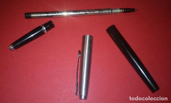Plumas estilogr&aacute;ficas antiguas: parker rotulador - Foto 3