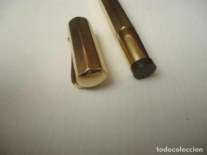 Plumas estilogr&aacute;ficas antiguas: Colmar 18kr Ideal retractil - Foto 8