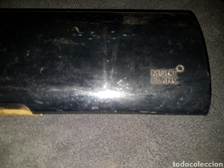 Plumas estilogr&aacute;ficas antiguas: Pluma montblanc oro 14 kilates - Foto 2