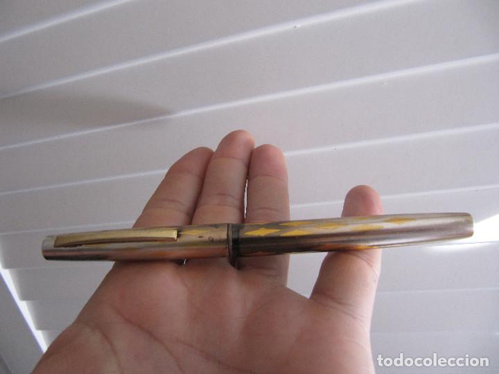 Plumas estilogr&aacute;ficas antiguas: RARO ultra tipped (montex) - Foto 1