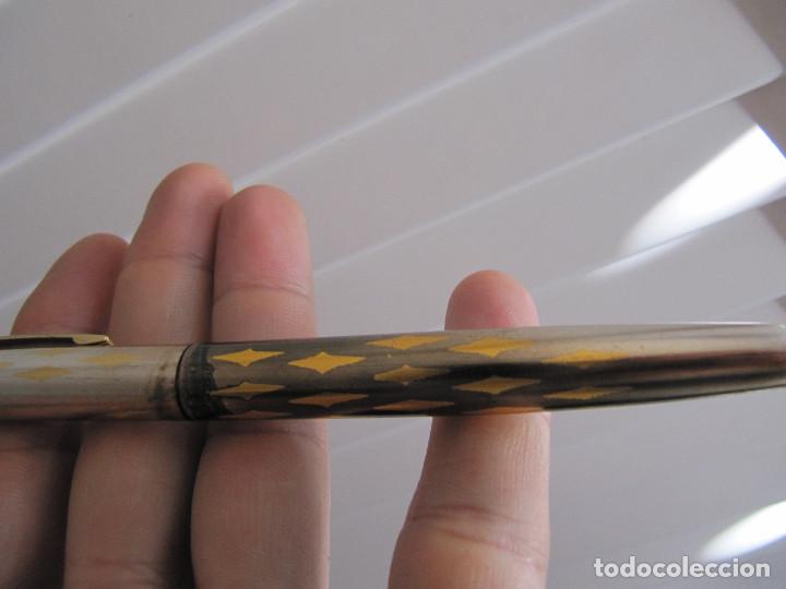 Plumas estilogr&aacute;ficas antiguas: RARO ultra tipped (montex) - Foto 2
