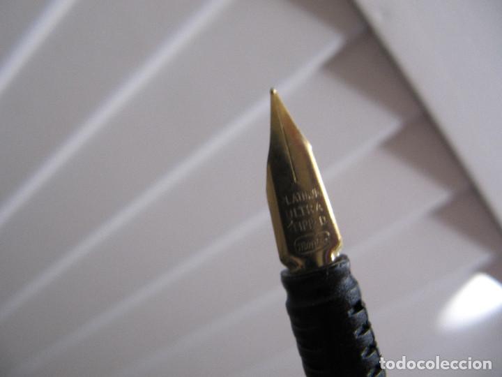 Plumas estilogr&aacute;ficas antiguas: RARO ultra tipped (montex) - Foto 9