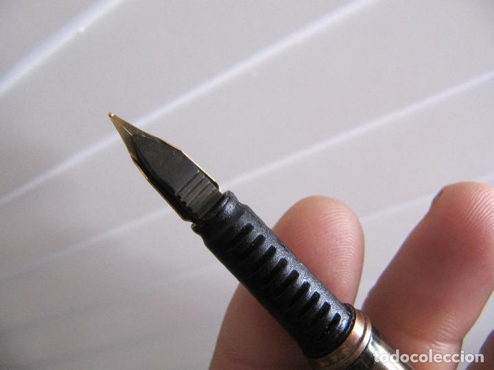 Plumas estilogr&aacute;ficas antiguas: RARO ultra tipped (montex) - Foto 12