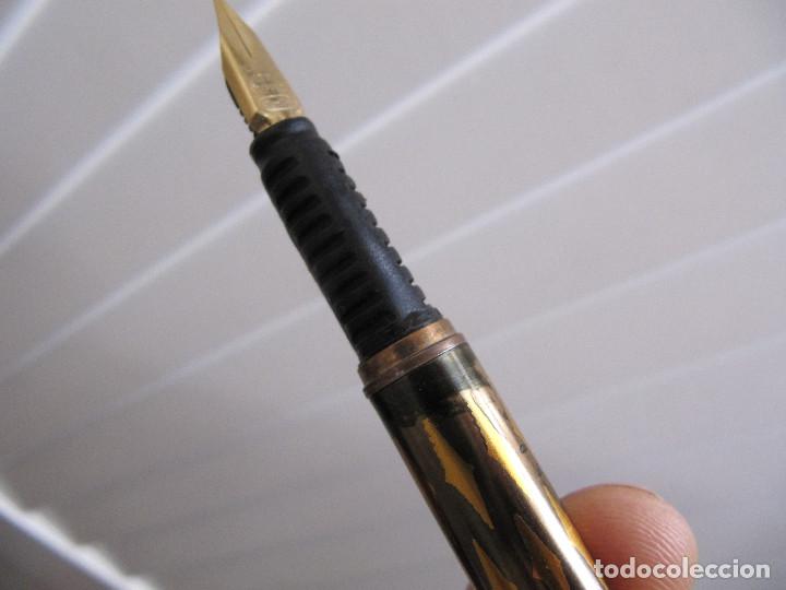 Plumas estilogr&aacute;ficas antiguas: RARO ultra tipped (montex) - Foto 13