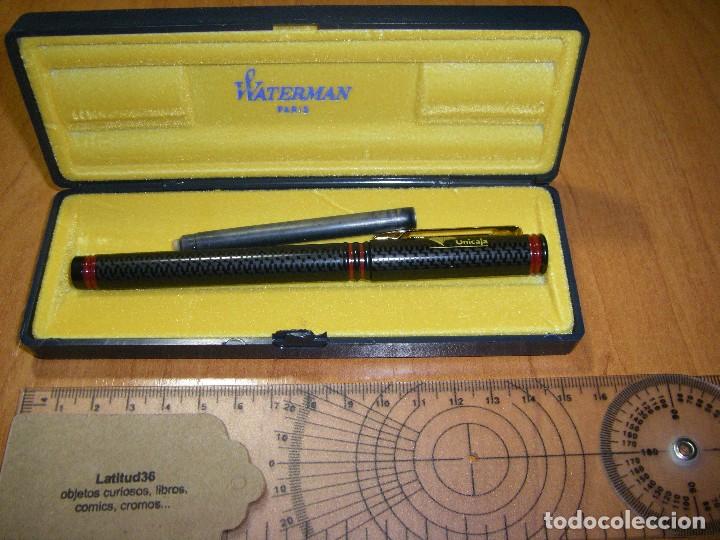 Plumas estilogr&aacute;ficas antiguas: Pluma waterman. Unicaja, nueva - Foto 4