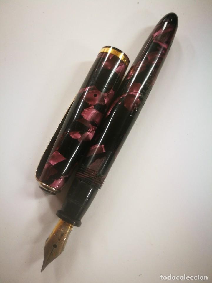 Plumas estilogr&aacute;ficas antiguas: RARA PLUMA EXCELSIOR - Foto 1