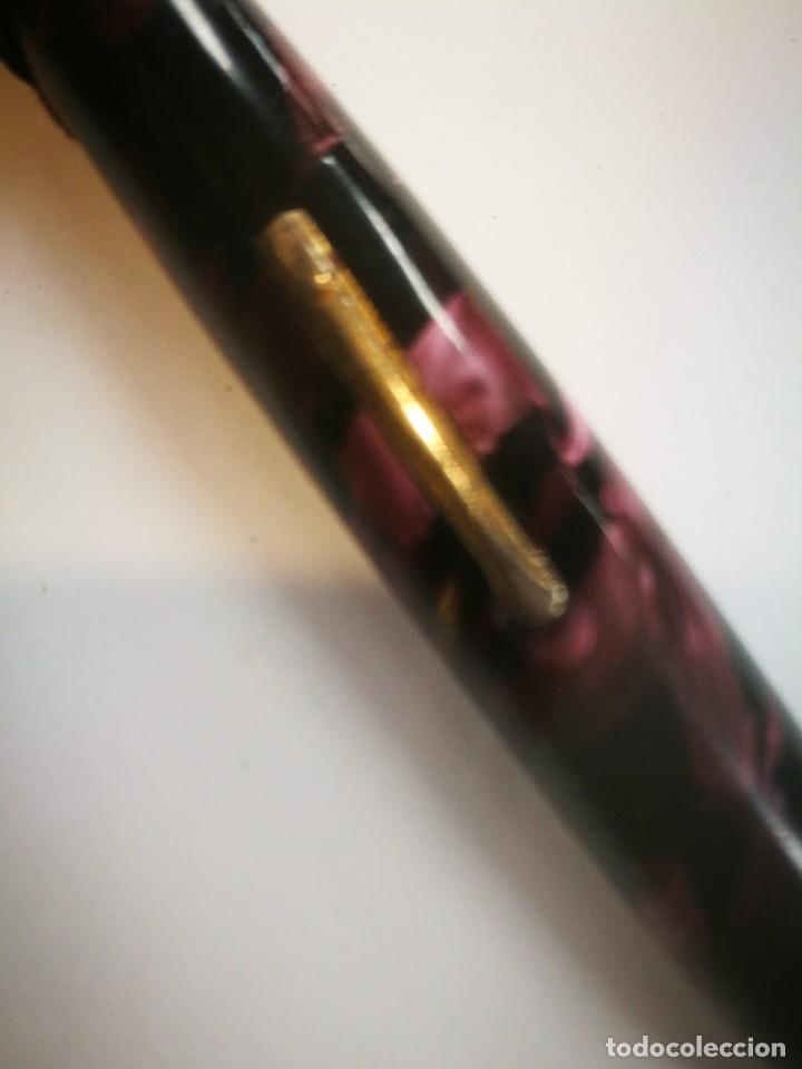 Plumas estilogr&aacute;ficas antiguas: RARA PLUMA EXCELSIOR - Foto 5
