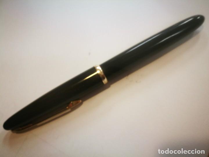 Plumas estilogr&aacute;ficas antiguas: pluma diplomat 100 negra - Foto 1