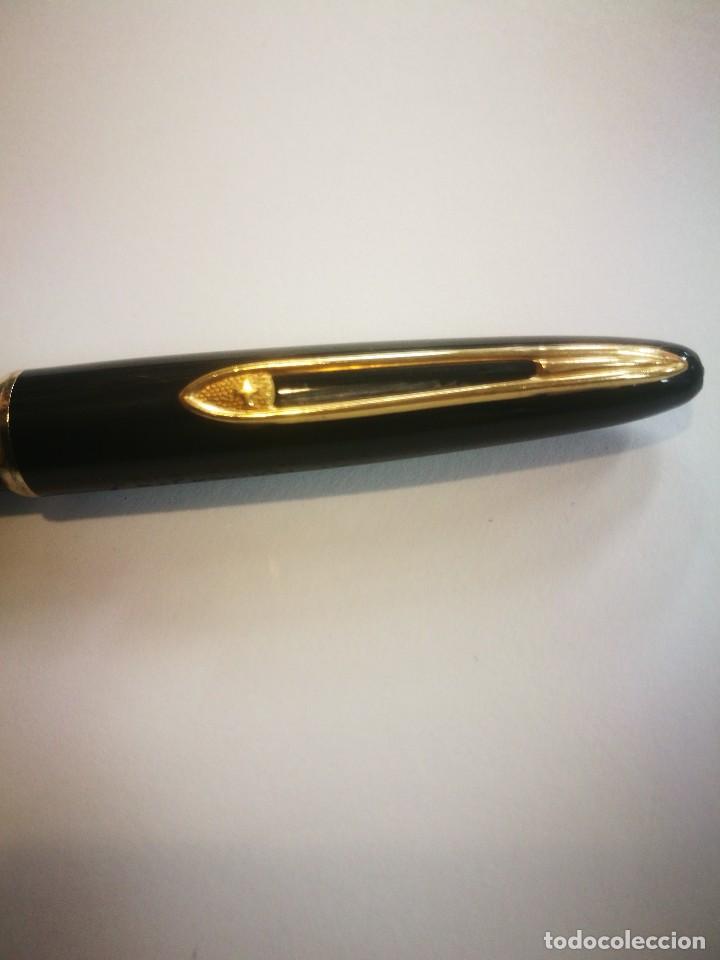 Plumas estilogr&aacute;ficas antiguas: pluma diplomat 100 negra - Foto 3