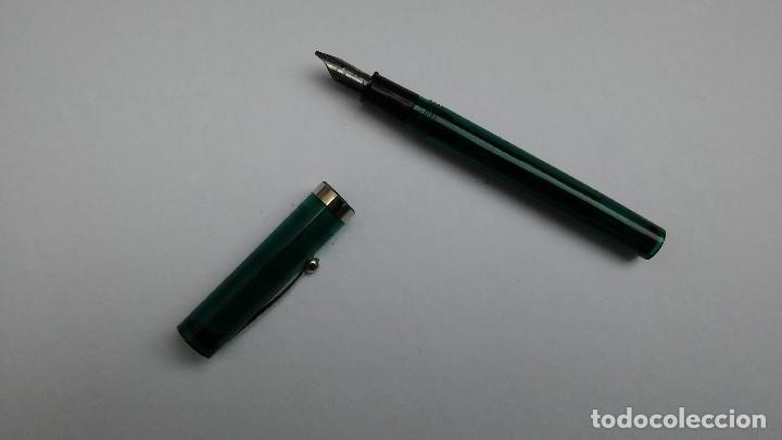 Plumas estilogr&aacute;ficas antiguas: Sheaffer Nononsense viewpoint green perspex - Foto 2