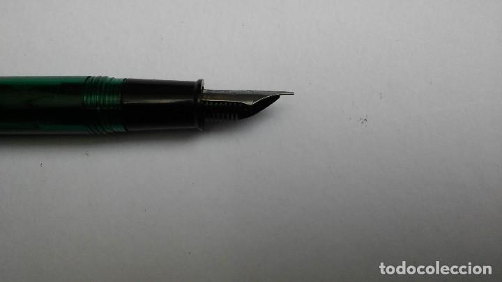 Plumas estilogr&aacute;ficas antiguas: Sheaffer Nononsense viewpoint green perspex - Foto 5