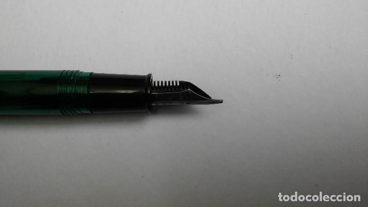 Plumas estilogr&aacute;ficas antiguas: Sheaffer Nononsense viewpoint green perspex - Foto 7