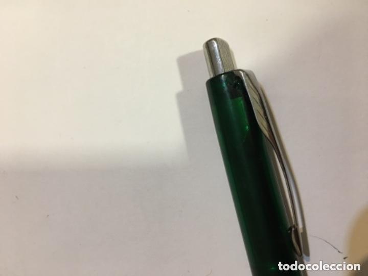 Plumas estilogr&aacute;ficas antiguas: PORTAMINAS PARKER FRONTIER EN VERDE - Foto 6