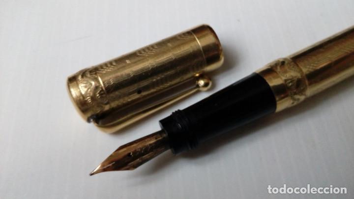 Plumas estilogr&aacute;ficas antiguas: Magic Pen. 18Kr. por Montegrappa.. - Foto 2