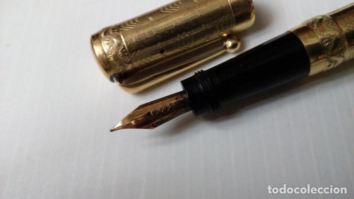 Plumas estilogr&aacute;ficas antiguas: Magic Pen. 18Kr. por Montegrappa.. - Foto 3