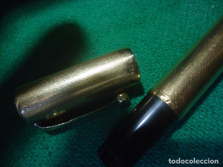 Plumas estilogr&aacute;ficas antiguas: Antigua Zenith Extra oro 750 y plumin oro 585 - Foto 6