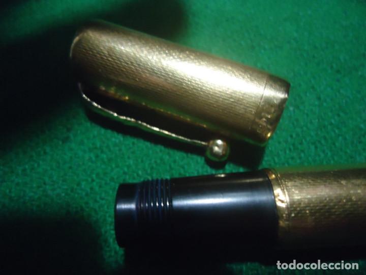 Plumas estilogr&aacute;ficas antiguas: Antigua Zenith Extra oro 750 y plumin oro 585 - Foto 7