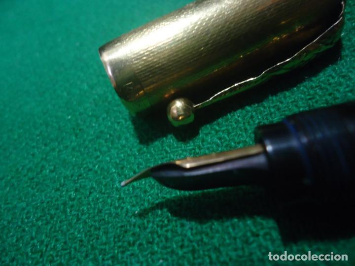 Plumas estilogr&aacute;ficas antiguas: Antigua Zenith Extra oro 750 y plumin oro 585 - Foto 10