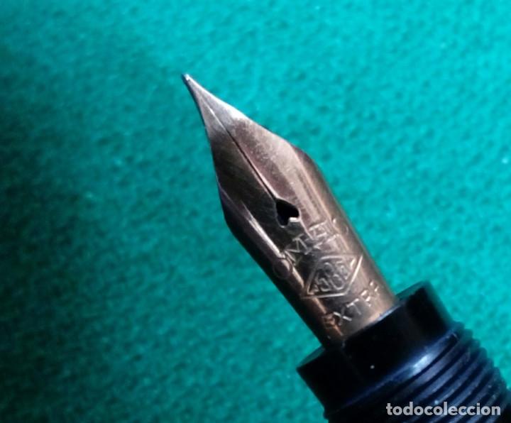 Plumas estilogr&aacute;ficas antiguas: Antigua Zenith Extra oro 750 y plumin oro 585 - Foto 17