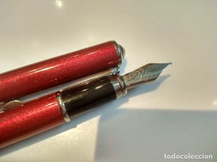 Plumas estilogr&aacute;ficas antiguas: PLUMA INOXCROM. PLUMIN IRIDIUM. ESTILOGR&Aacute;FICA. - Foto 2