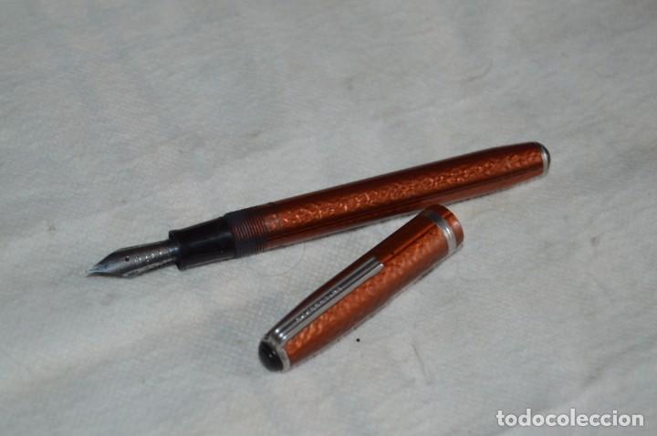 Antigua pluma esterbrook - marrón anaranjado - - Vendido en Venta Directa - 137839170