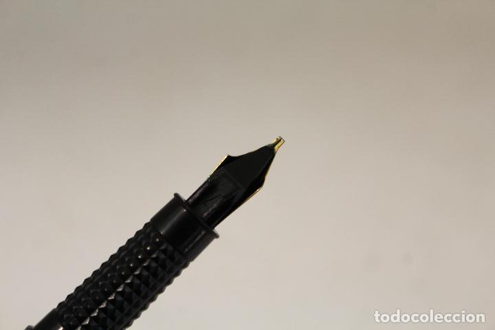 Plumas estilogr&aacute;ficas antiguas: pluma manuscrip medium england - Foto 5