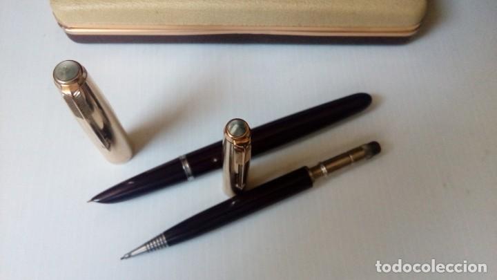 Plumas estilogr&aacute;ficas antiguas: Parker 51 pluma y lapiz - Foto 7