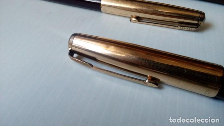 Plumas estilogr&aacute;ficas antiguas: Parker 51 pluma y lapiz - Foto 9