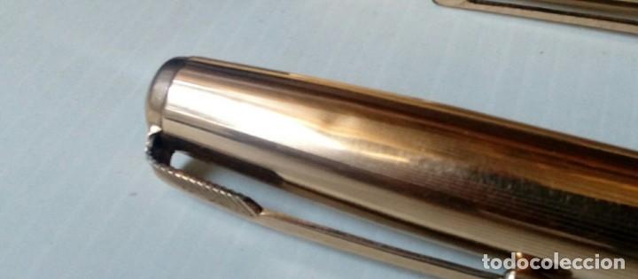 Plumas estilogr&aacute;ficas antiguas: Parker 51 pluma y lapiz - Foto 10