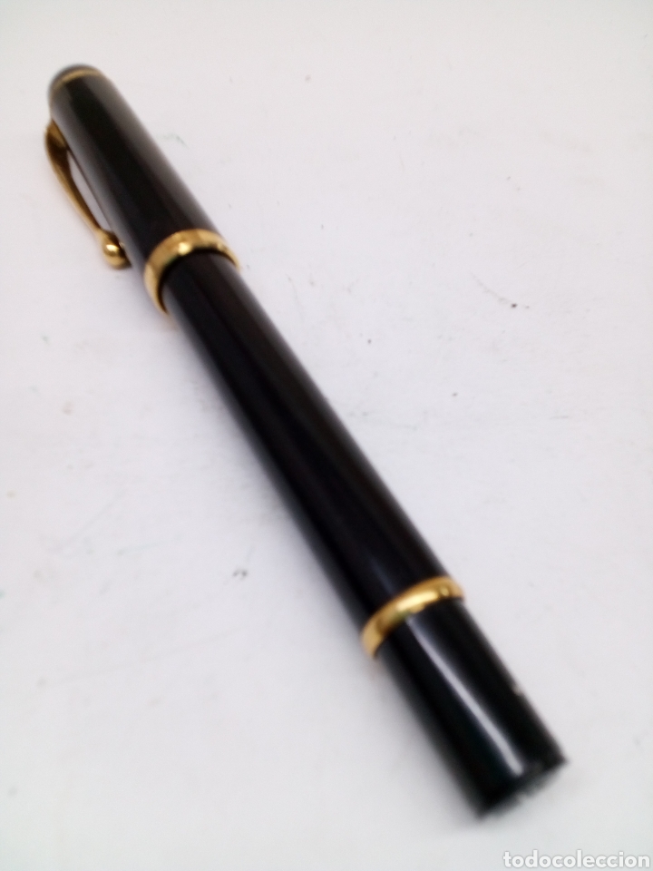 Plumas estilogr&aacute;ficas antiguas: Pluma Datori lacado negro - Foto 2